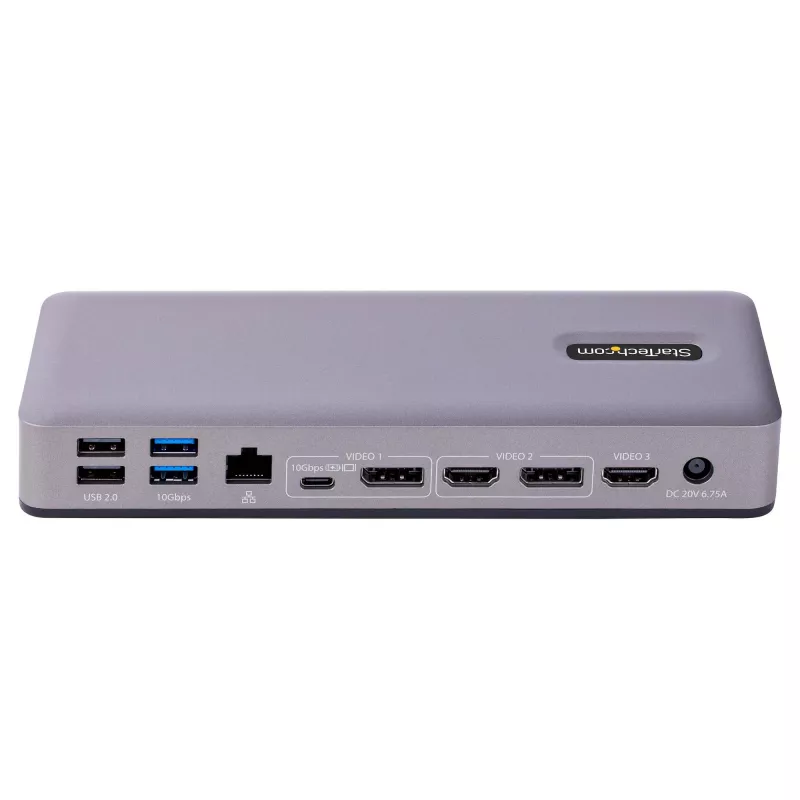 StarTech.com DK31C3MNCRUE Laptop-Dock/Port-Replikator Kabelgebunden USB 3.2 Gen 2 (3.1 Gen 2) Typ C
