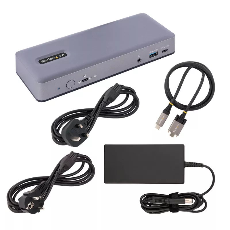 StarTech.com DK31C3MNCRUE Laptop-Dock/Port-Replikator Kabelgebunden USB 3.2 Gen 2 (3.1 Gen 2) Typ C
