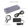 StarTech.com DK31C3MNCRUE Laptop-Dock/Port-Replikator Kabelgebunden USB 3.2 Gen 2 (3.1 Gen 2) Typ C