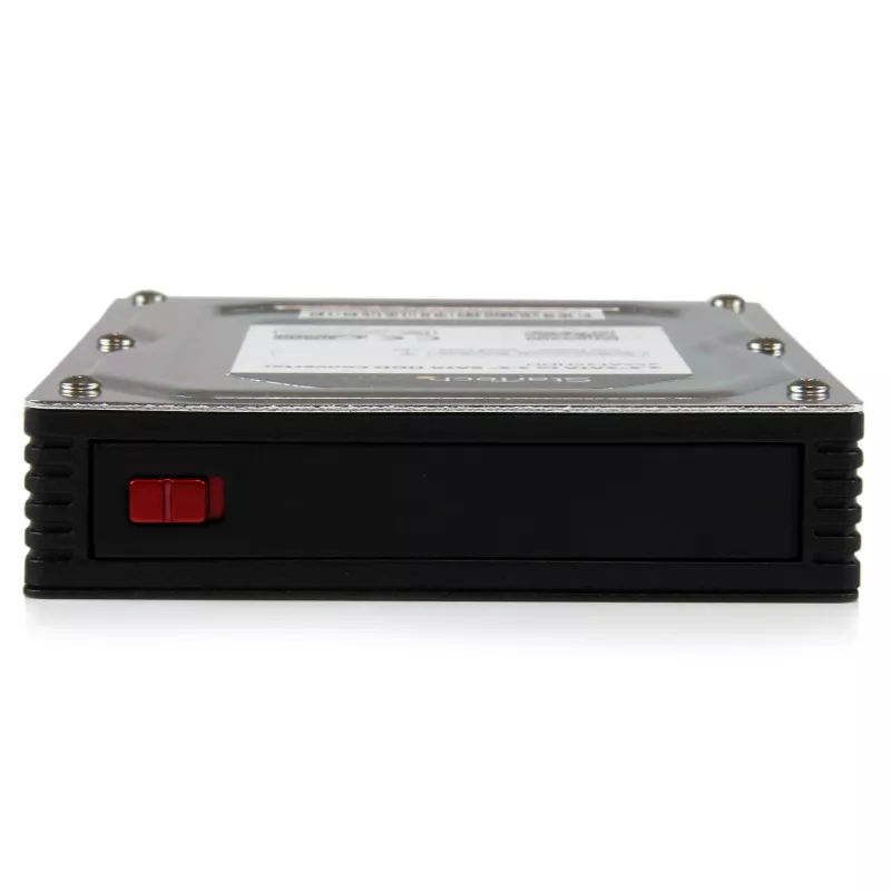 StarTech.com 2,5 inch auf 3,5 inch SATA Aluminium Festplattenadaptergehäuse mit SSD-/HDD-Höhe bis 12,5 mm
