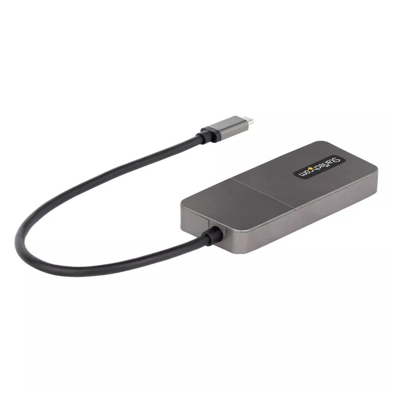 StarTech.com 3-Port USB-C MST Hub – USB Typ-C auf 3x HDMI Multi-Monitor-Adapter für Laptop – Triple HDMI bis zu 4K 60Hz mit DP 1.4 Alt Mode & DSC – HDR – 30 cm Kabel – nur Windows