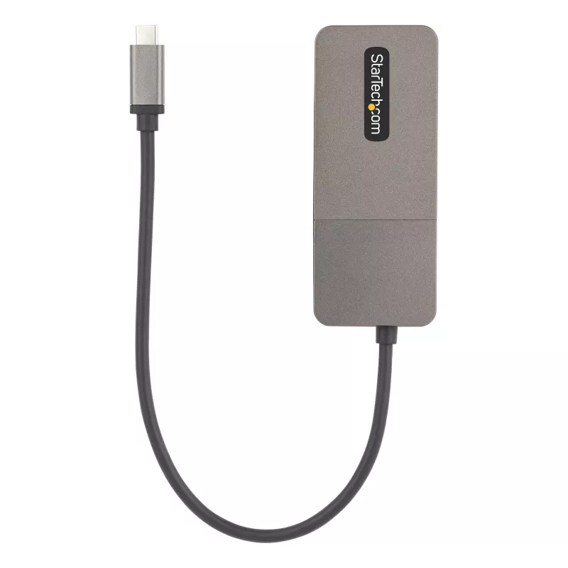 StarTech.com 3-Port USB-C MST Hub – USB Typ-C auf 3x HDMI Multi-Monitor-Adapter für Laptop – Triple HDMI bis zu 4K 60Hz mit DP 1.4 Alt Mode & DSC – HDR – 30 cm Kabel – nur Windows
