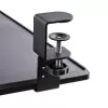 StarTech.com Untertisch-Tastaturablage, anklemmbare ergonomische Tastaturhalterung, bis zu 12 kg, ausziehbare Tastatur- und Mausablage mit C-Klemmen, höhenverstellbare Tastaturablage (100/120/140 mm)