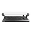 StarTech.com Untertisch-Tastaturablage, anklemmbare ergonomische Tastaturhalterung, bis zu 12 kg, ausziehbare Tastatur- und Mausablage mit C-Klemmen, höhenverstellbare Tastaturablage (100/120/140 mm)