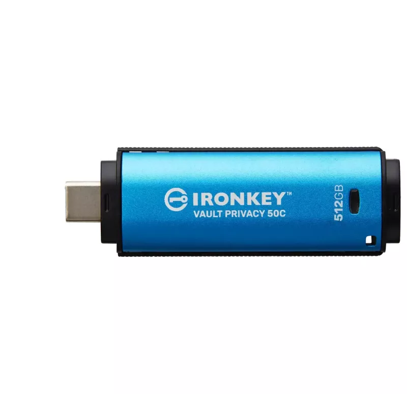 Kingston Technology IronKey 512 GB USB-C Vault Privacy 50C AES-256 verschlüsselt, FIPS 197