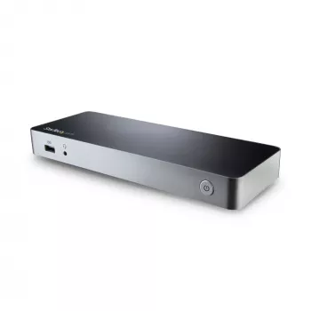 StarTech.com Dual Monitor USB C Dockingstation mit 60W Power Delivery für Windows Laptops - USB C auf HDMI / DVI Dock - USB 3.1 Gen 1 Typ C Dock mit Ladefunktion - Thunderbolt 3 kompatibel