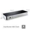 StarTech.com Dual Monitor USB C Dockingstation mit 60W Power Delivery für Windows Laptops - USB C auf HDMI / DVI Dock - USB 3.1 Gen 1 Typ C Dock mit Ladefunktion - Thunderbolt 3 kompatibel