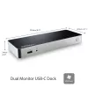 StarTech.com Dual Monitor USB C Dockingstation mit 60W Power Delivery für Windows Laptops - USB C auf HDMI / DVI Dock - USB 3.1 Gen 1 Typ C Dock mit Ladefunktion - Thunderbolt 3 kompatibel
