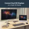 StarTech.com Dual Monitor USB C Dockingstation mit 60W Power Delivery für Windows Laptops - USB C auf HDMI / DVI Dock - USB 3.1 Gen 1 Typ C Dock mit Ladefunktion - Thunderbolt 3 kompatibel
