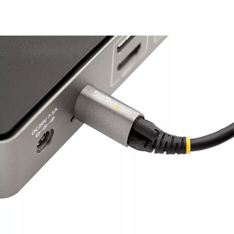 StarTech.com 1 m Top-Schraubverriegelungs-USB-C-Kabel 10 Gbit/s – USB 3.1/3.2 Gen 2 Typ-C-Kabel – 100 W (5 A) Power-Delivery-Ladung, DP-Alt-Modus – Einzelschraubverriegelung, USB-C-Kabel zum Laden/Synchronisieren
