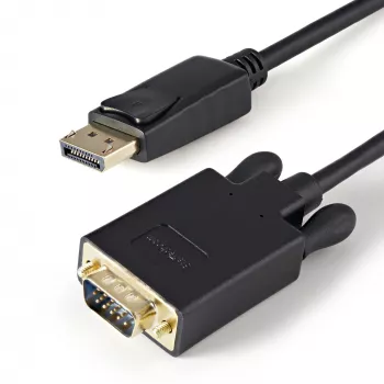 StarTech.com 0,9m (3ft) DisplayPort zu VGA Kabel - Aktives DisplayPort zu VGA Adapterkabel - 1080p Video - DP zu VGA Monitorkabel - DP 1.2 zu VGA Konverter - Verrastender DP Stecker