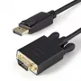 StarTech.com 0,9m (3ft) DisplayPort zu VGA Kabel - Aktives DisplayPort zu VGA Adapterkabel - 1080p Video - DP zu VGA Monitorkabel - DP 1.2 zu VGA Konverter - Verrastender DP Stecker