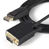 StarTech.com 0,9m (3ft) DisplayPort zu VGA Kabel - Aktives DisplayPort zu VGA Adapterkabel - 1080p Video - DP zu VGA Monitorkabel - DP 1.2 zu VGA Konverter - Verrastender DP Stecker