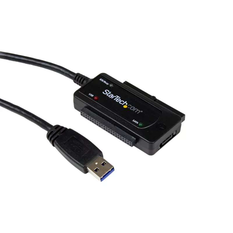 StarTech.com SATA-auf-USB-Kabel – USB 3.1 (10 Gbit/s) – UASP, Schwarz, Aktivität, Betrieb, CE, FCC, ASMedia – ASM1351, 12 V, 0 – 60 °C