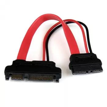 StarTech.com 15 cm Slimline SATA auf SATA Adapter mit Strom - F/M