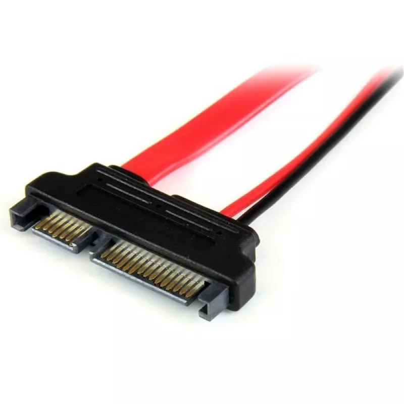StarTech.com 15 cm Slimline SATA auf SATA Adapter mit Strom - F/M