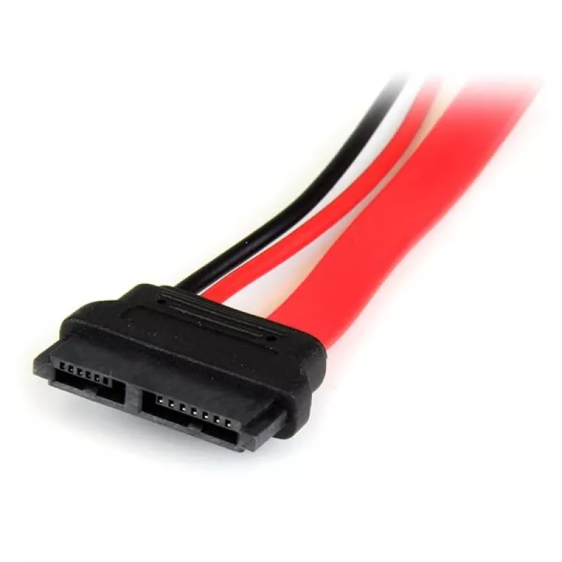 StarTech.com 15 cm Slimline SATA auf SATA Adapter mit Strom - F/M