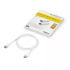 StarTech.com 3ft (1m) schlank HDMI 2.0-Kabel, Flexibles Premium-zertifiziertes HDMI-Kabel mit Ethernet, UHD 4K 60Hz HDR10, Robustes Aramidgewebe-Design mit TPE-Mantel, Weiß