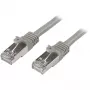 StarTech.com Cat6 Patchkabel - Geschirmt (SFTP) - 3 m, Grau, 3 m, Cat6, SF/UTP (S-FTP), RJ-45, RJ-45, Grau