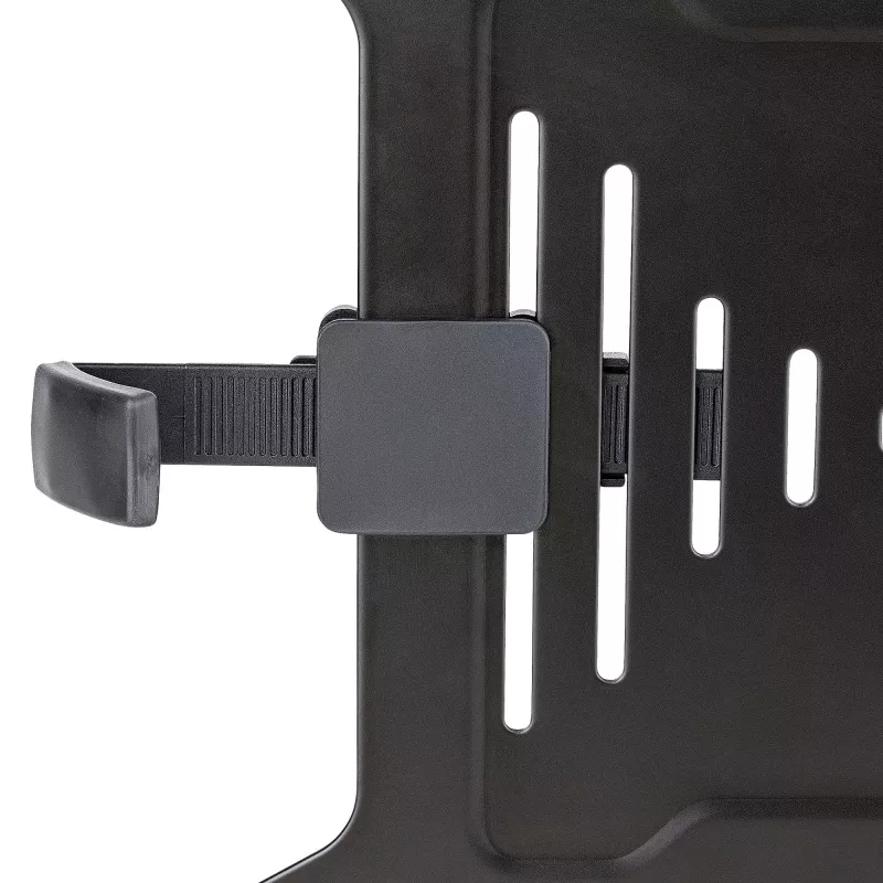 StarTech.com VESA-Laptoptablett – Verstellbares Laptoptablett für Monitorarme, sichert Notebooks (4,5 kg / 9,9 lb) – 75x75 & 100x100 VESA-Montagelöcher – Belüftet – Für Monitor-Tischhalterungen/Ständer