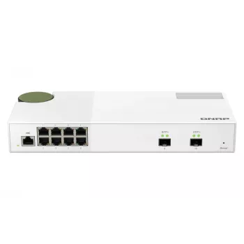 QNAP QSW-M2108-2S Netzwerk-Switch Managed L2 2.5G Ethernet (100/1000/2500) Grau