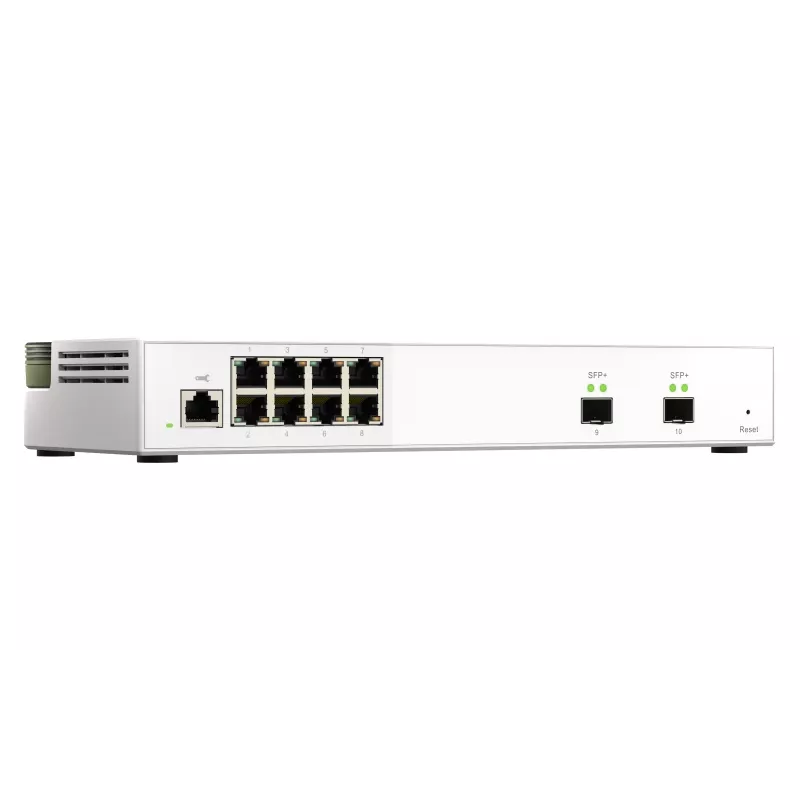 QNAP QSW-M2108-2S Netzwerk-Switch Managed L2 2.5G Ethernet (100/1000/2500) Grau