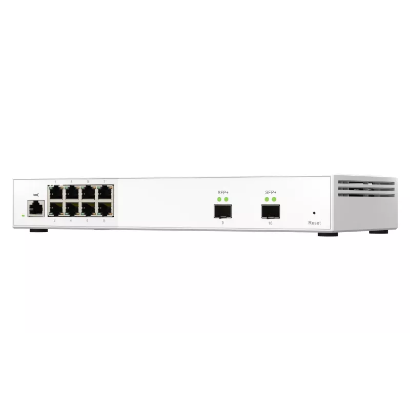 QNAP QSW-M2108-2S Netzwerk-Switch Managed L2 2.5G Ethernet (100/1000/2500) Grau