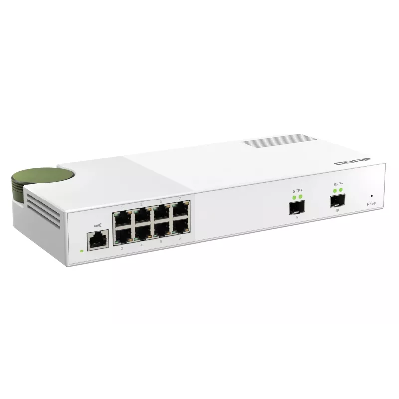 QNAP QSW-M2108-2S Netzwerk-Switch Managed L2 2.5G Ethernet (100/1000/2500) Grau