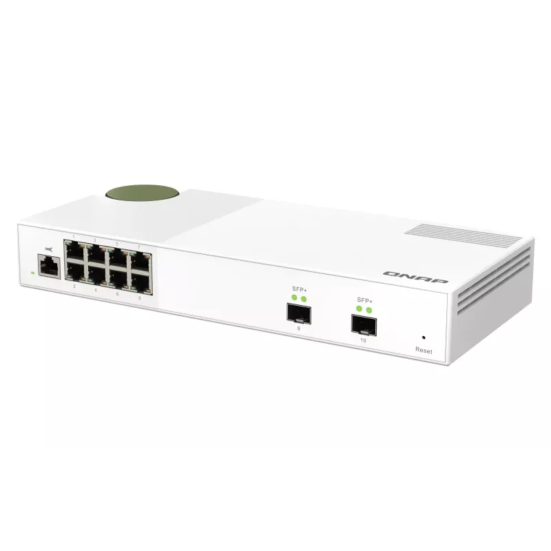 QNAP QSW-M2108-2S Netzwerk-Switch Managed L2 2.5G Ethernet (100/1000/2500) Grau