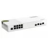 QNAP QSW-M2108-2C Netzwerk-Switch Managed L2 2.5G Ethernet (100/1000/2500) Grau, Weiß