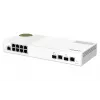 QNAP QSW-M2108-2C Netzwerk-Switch Managed L2 2.5G Ethernet (100/1000/2500) Grau, Weiß