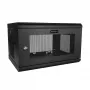 StarTech.com 2-Pfosten 6HE Wandmontage-Netzwerkschrank mit 1HE Fachboden, 19 Zoll wandmontiertes Serverrack für Daten-/Netzwerk-/AV-/Elektronik-/Computerausrüstung, kleines belüftetes Rackgehäuse