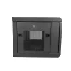 StarTech.com 2-Pfosten 6HE Wandmontage-Netzwerkschrank mit 1HE Fachboden, 19 Zoll wandmontiertes Serverrack für Daten-/Netzwerk-/AV-/Elektronik-/Computerausrüstung, kleines belüftetes Rackgehäuse