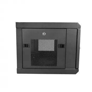 StarTech.com 2-Pfosten 6HE Wandmontage-Netzwerkschrank mit 1HE Fachboden, 19 Zoll wandmontiertes Serverrack für Daten-/Netzwerk-/AV-/Elektronik-/Computerausrüstung, kleines belüftetes Rackgehäuse