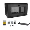 StarTech.com 2-Pfosten 6HE Wandmontage-Netzwerkschrank mit 1HE Fachboden, 19 Zoll wandmontiertes Serverrack für Daten-/Netzwerk-/AV-/Elektronik-/Computerausrüstung, kleines belüftetes Rackgehäuse