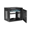 StarTech.com 2-Pfosten 9U Wandmontage-Netzwerkschrank mit 1U-Ablage, 19 Zoll wandmontiertes Server-Rack für Daten-/Netzwerk-/AV-/Elektronik-/Computergeräte, kleines belüftetes Rack-Gehäuse