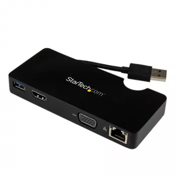 StarTech.com Reise-Dockingstation für Laptops – HDMI oder VGA – USB 3.0