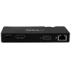 StarTech.com Reise-Dockingstation für Laptops – HDMI oder VGA – USB 3.0