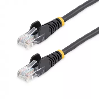 StarTech.com Cat5e-Patchkabel mit rastnasenfreien RJ45-Steckern – 5 m, Schwarz