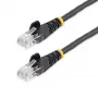 StarTech.com Cat5e-Patchkabel mit rastnasenfreien RJ45-Steckern – 5 m, Schwarz