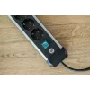 Power Extension Brennenstuhl 1391030400 1,8 m 4 AC Outlets Indoor Schwarz Silber