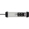 Power Extension Brennenstuhl 1391030400 1,8 m 4 AC Outlets Indoor Schwarz Silber