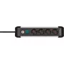Power Extension Brennenstuhl 1391030400 1,8 m 4 AC Outlets Indoor Schwarz Silber