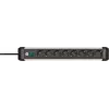 Power Extension Brennenstuhl 1391030800 3m 8 AC Outlets Indoor Schwarz Silver