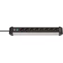 Power Extension Brennenstuhl 1391030800 3m 8 AC Outlets Indoor Schwarz Silver