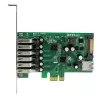 StarTech.com 7-Port PCI Express USB 3.0 Karte – Standard- und Low-Profile-Design