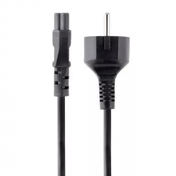 StarTech.com 3m Laptop-Netzkabel, EU Schuko auf C5, 2,5A 250V, 18AWG, Notebook-/Laptop-Ersatznetzkabel, Netzteilkabel, Laptop-Ladekabel, Kleeblatt-/Mickey-Maus-Netzkabel