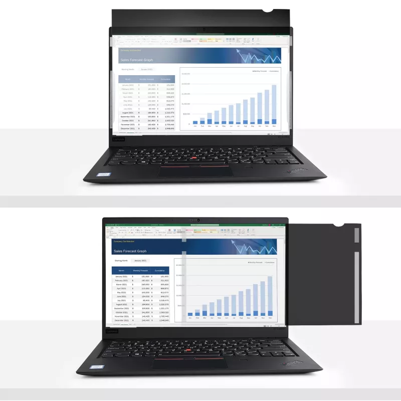 StarTech.com 43,9 cm (17,3 inch) 16:9 Laptop-Blickschutzfilter, blendfreier Sichtschutz mit 51% Blaulichtreduzierung, Notebook-Bildschirmschutz mit +/- 30 Grad Blickwinkel, matt/glänzend