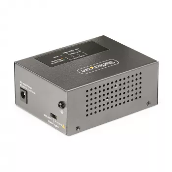 StarTech.com 4-Port Multi-Gigabit PoE++ Injector, 5/2.5/1G Ethernet (NBASE-T), PoE/PoE+/PoE++ (802.3af/802.3at/802.3bt), 160 Watt Leistungsbudget, Wand-/Hutschienenmontage, Unmanaged