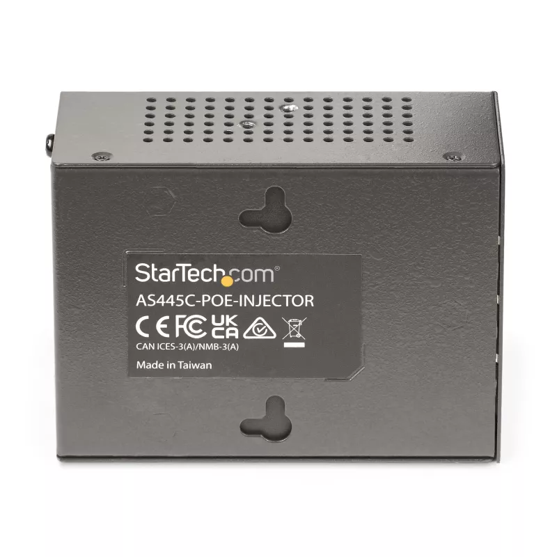 StarTech.com 4-Port Multi-Gigabit PoE++ Injector, 5/2.5/1G Ethernet (NBASE-T), PoE/PoE+/PoE++ (802.3af/802.3at/802.3bt), 160 Watt Leistungsbudget, Wand-/Hutschienenmontage, Unmanaged